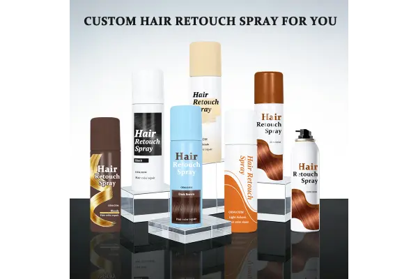 SCÉNARIOS APPLICABLES ET INSTRUCTIONS D'UTILISATION POUR LE SPRAY CORRECTION DE COULEUR DE CHEVEUX