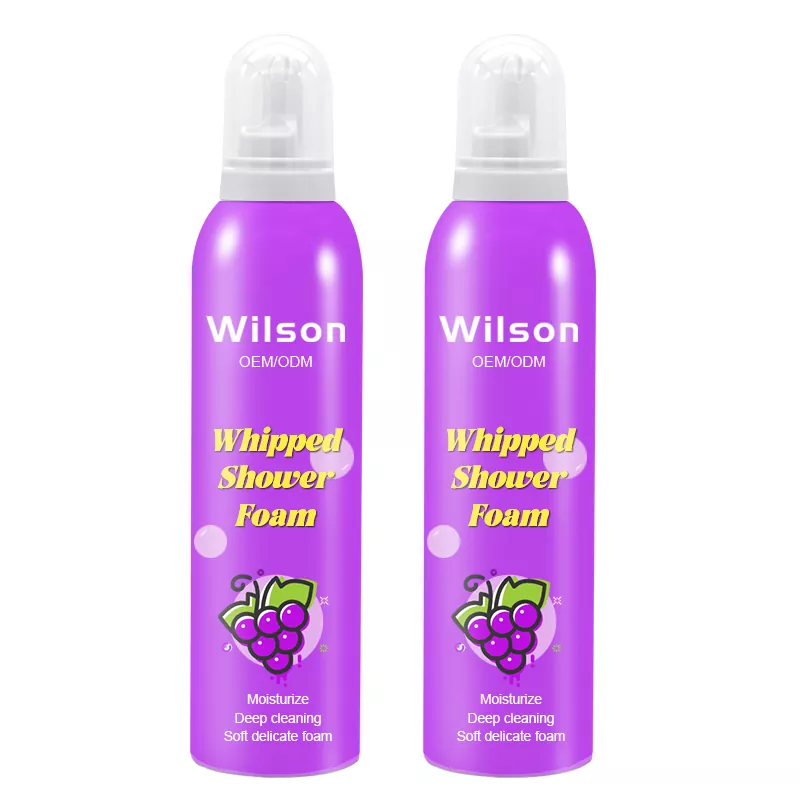 Mousse de douche nuage nettoyante sans cruauté envers les animaux