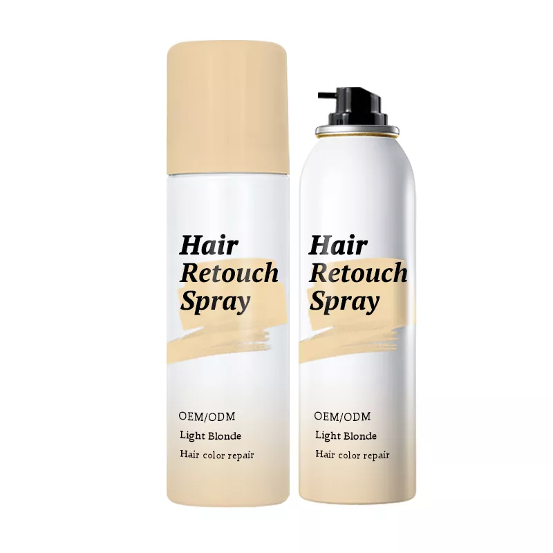 Spray de retouche capillaire de transition d'embellissement naturel instantané