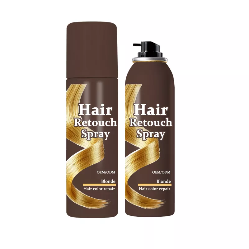 Spray de retouche capillaire protecteur de fixation de couleur longue durée