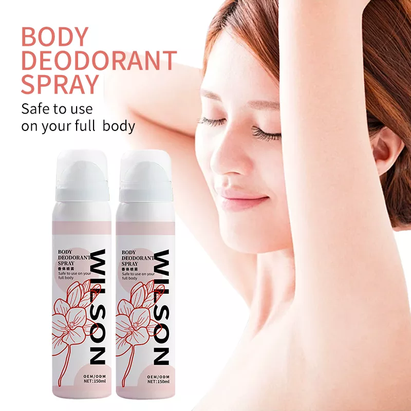 Spray corporel captivant au parfum rafraîchissant naturel