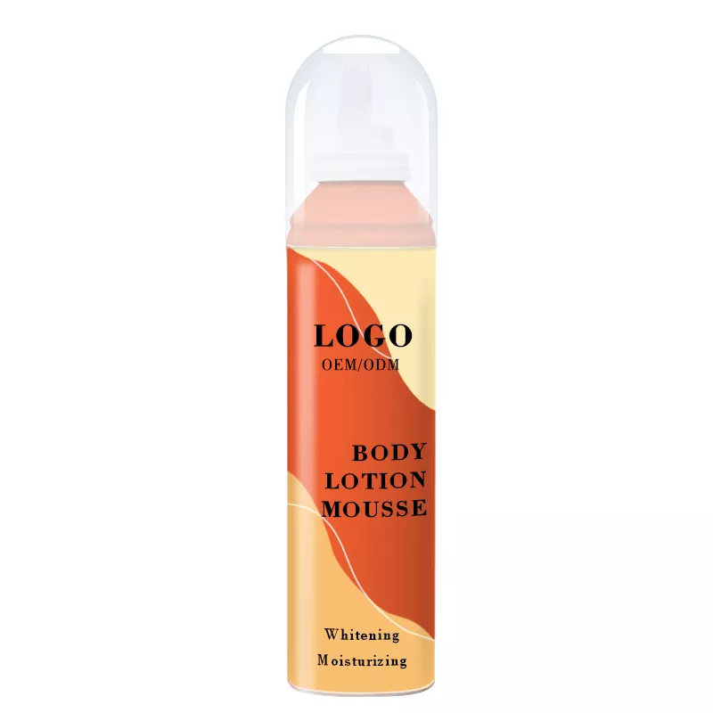 Mousse de lotion pour le corps non cadrante rafraîchissante