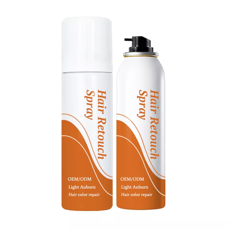 Spray de retouche capillaire à rendu de couleur structuré par racine